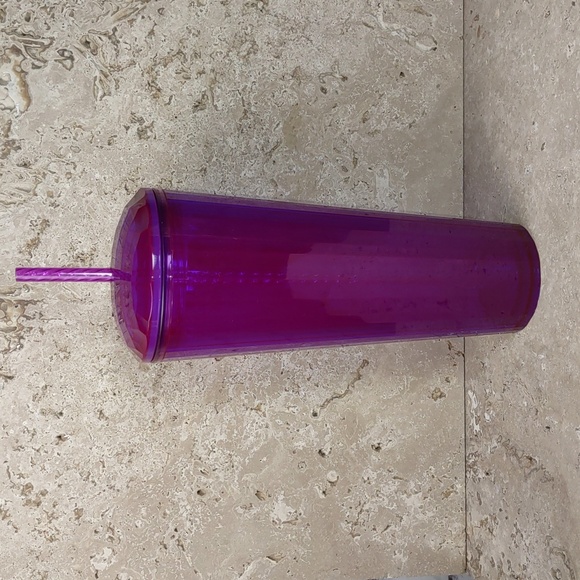 Starbucks 2021 Summer Purple Kaleidoscope Dome Top 24oz Acrylic Tumbler - Picture 2 of 6